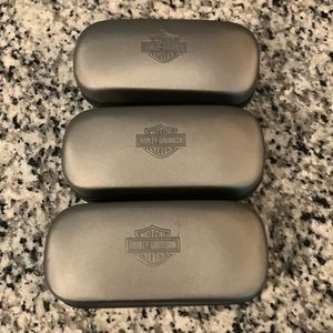 Harley Davidson hard eyeglass / sunglasses case